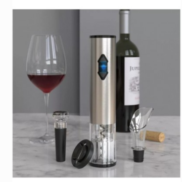 Set accesorii pentru vin cu tirbuson electric