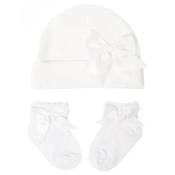 Set cadou bebelusi 2 piese - alb