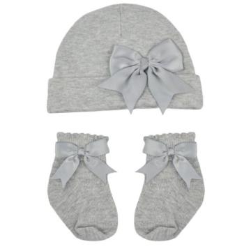 Set cadou bebelusi 2 piese - gri