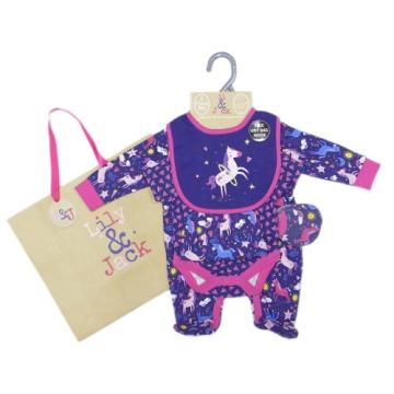 Set cadou hainute 5 piese unicorni si punga cadou