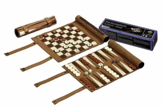Set calatorie sah, table, rulou mic