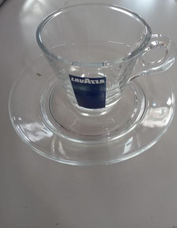 Set ceasca + farfurie Lavazza