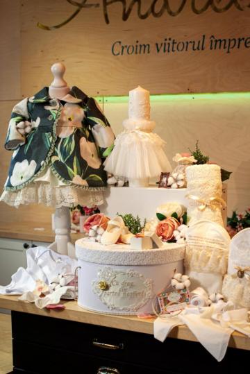 Set complet botez (trusou) - Alia (verde)