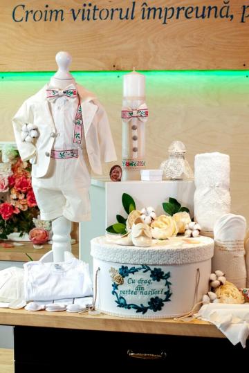 Set complet botez (trusou) - Jules - ivoire