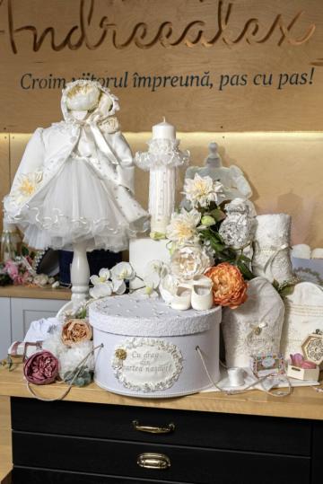 Set complet botez (trusou) - Olympia - ivoire