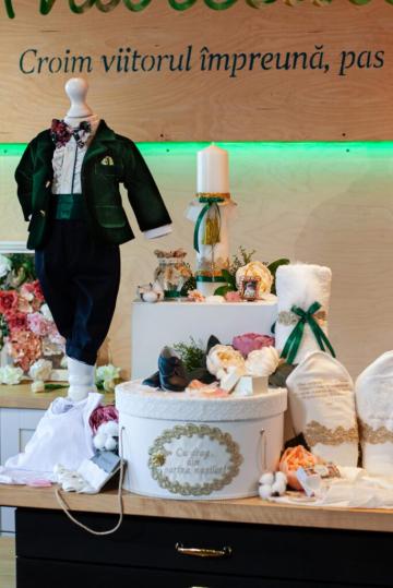 Set complet botez (trusou) - Ralph - verde