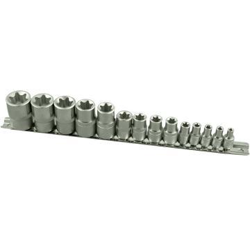 Set cu 14 tubulare torx E4-E24
