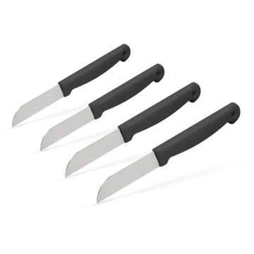 Set cutite de bucatarie negre - 4 piese