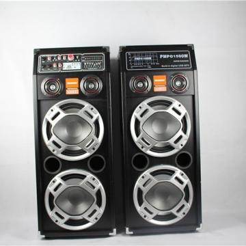 Set de 2 boxe active cu USB si SD pentru karaoke Temeisheng
