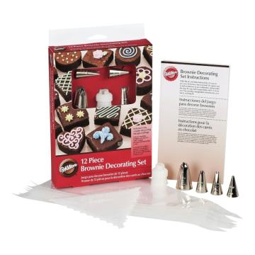 Set de decorare prajituri Brownie - Wilton