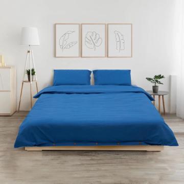 Set de pat dublu bumbac Blue