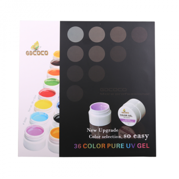 Set geluri color unghii GDCoco 36 culori Pure Series