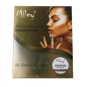 Set geluri unghii Color Miley 20 culori Natural Series