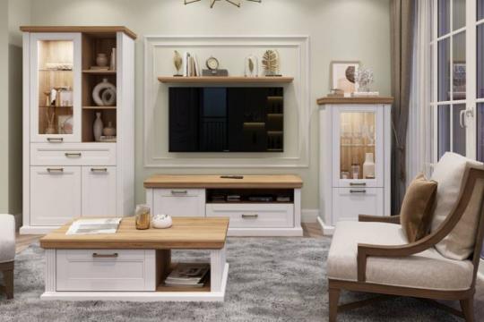 Set mobilier living 1 Tara white