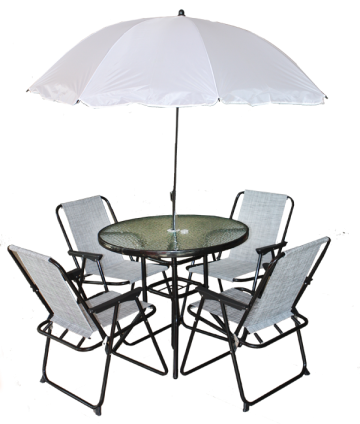 Set mobilier terasa/gradina Raki, masa rotunda D80cm