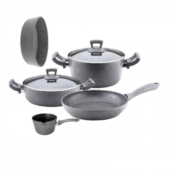 Set oale si tigai granit 7 piese Hascevher Germanitium