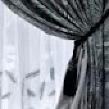 Set perdea si draperie imprimata