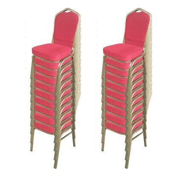 Set scaune de evenimente stivuibile 20 bucati-rosu