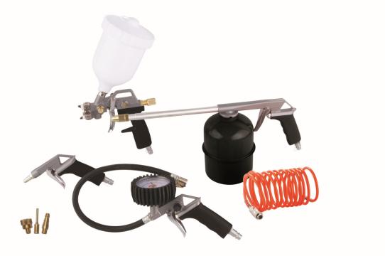 Set scule aer comprimat G-810P, 8 piese - Abac-2809913655