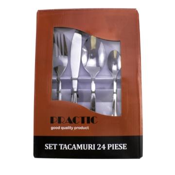 Set tacamuri 24 piese inox