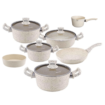 Set vase de gatit granit 11 piese Hascevher Germanitium
