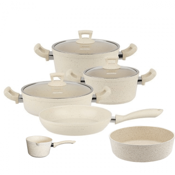 Set vase de gatit granit 9 piese Hascevher Germanitium