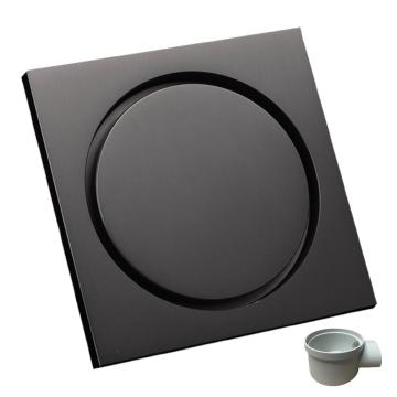Sifon de pardoseala negru 100x100 mm, Top Ceramic 13B