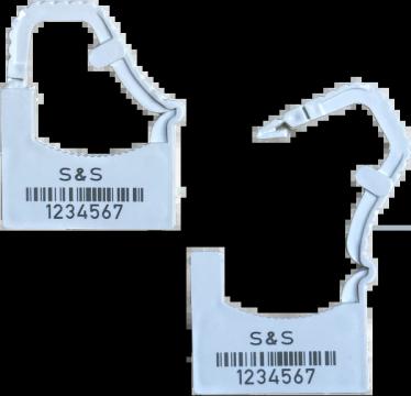 Sigiliu de plastic autoblocant Airway 100 bucati Angelbear