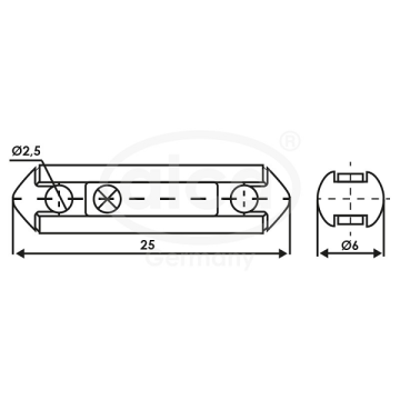 Sigurante fuzibile cilindrice 8A set 100 buc
