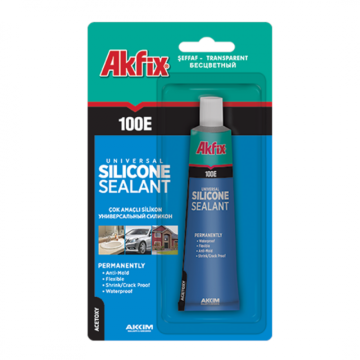 Silicon universal la tub 50 ml - transparent Akfix 100E