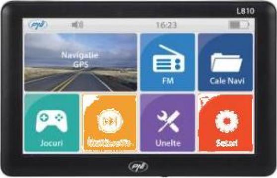 Sistem GPS portabil PNI L810 cu harti camioane full Europa