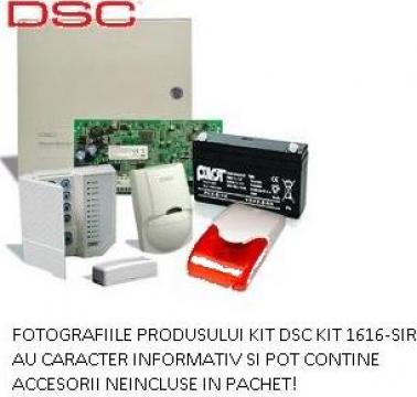 Sistem alarma anti-efractie Kit DSC 1616 - SIR