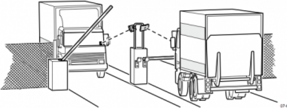 Sistem control acces la distanta vehicule mari