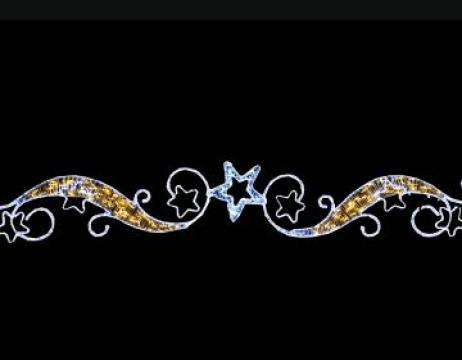 Sistem de iluminat festiv de exterior Banner 84 Led