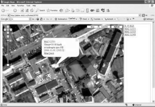 Sistem de monitorizare prin GPS