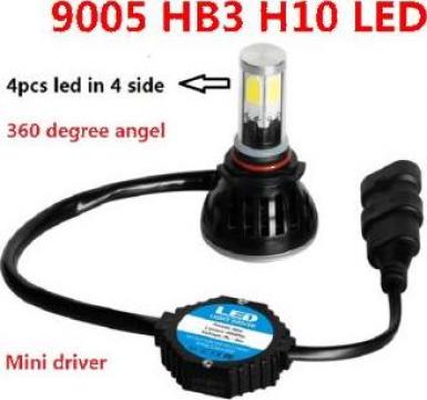 Sistem iluminare auto 80W Car LED Headlight Kit 8000LM