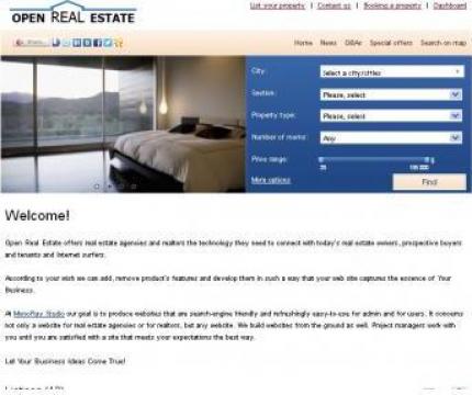 Site-uri web pentru agentii imobiliare