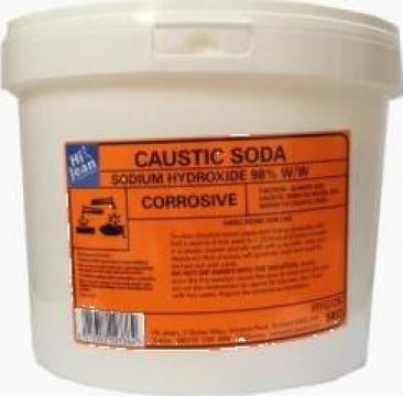 Soda caustica fulgi, galeata 5 Kg/sac 25 Kg