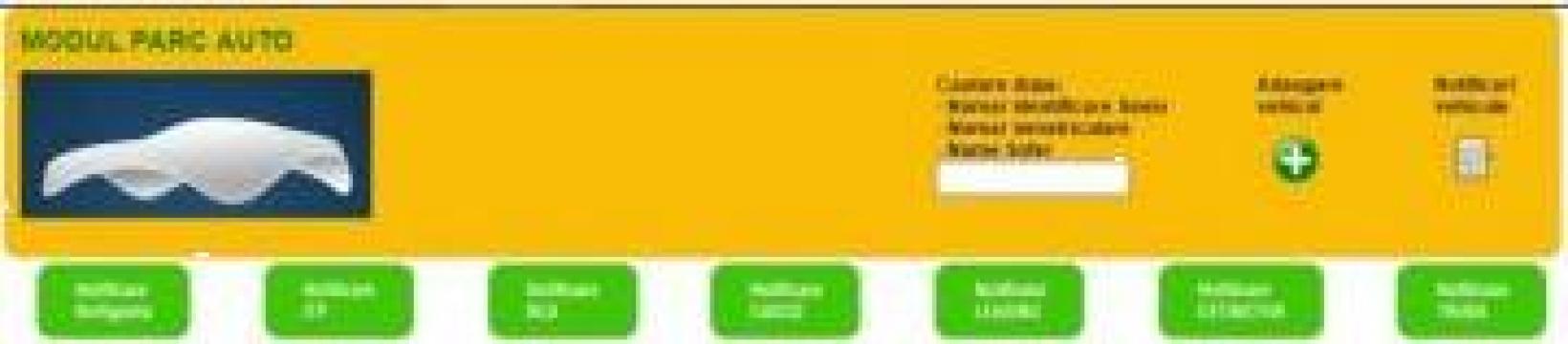 Software de gestionare a parcului auto online (alerte)