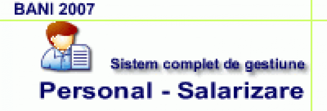 Software gestiune personal si calcul salarii Bani