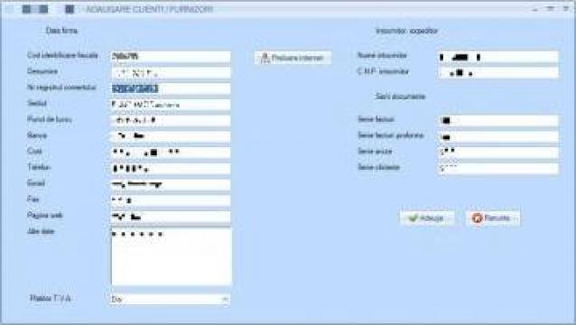 Software program de facturare + cod sursa