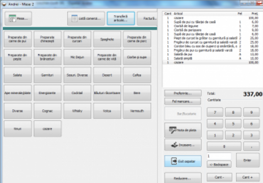 Software / program restaurant Dorsoft HoReCa 2