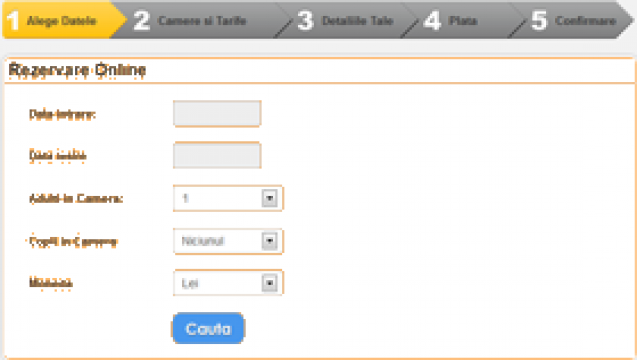 Software sistem online de rezervari pentru hoteluri