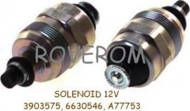 Solenoid 12V, pompa injectie Bobcat, Case IH, Cummins, JCB