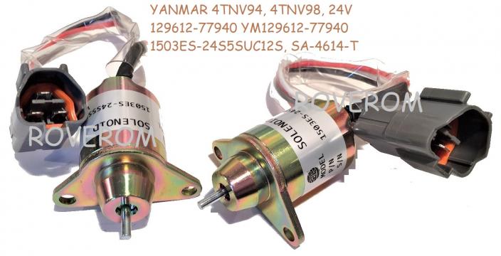 Solenoid 24V, Yanmar 4TNV94, 4TNV98, Hyundai, Takeuchi