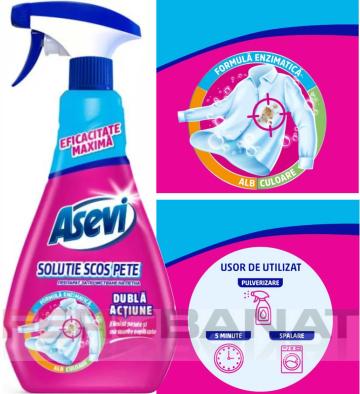 Solutie scos pete Asevi pompita 0.75litri