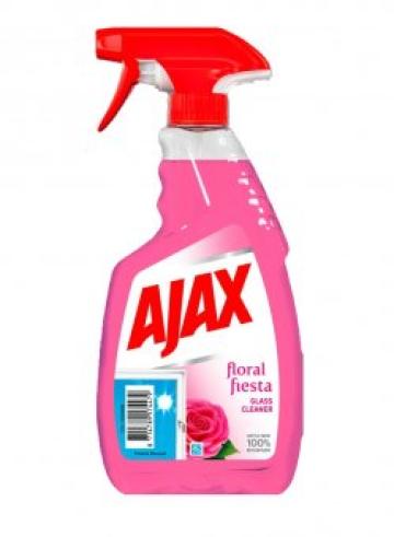Solutie spray pentru geamuri Ajax Flowers Bouquet 500ml