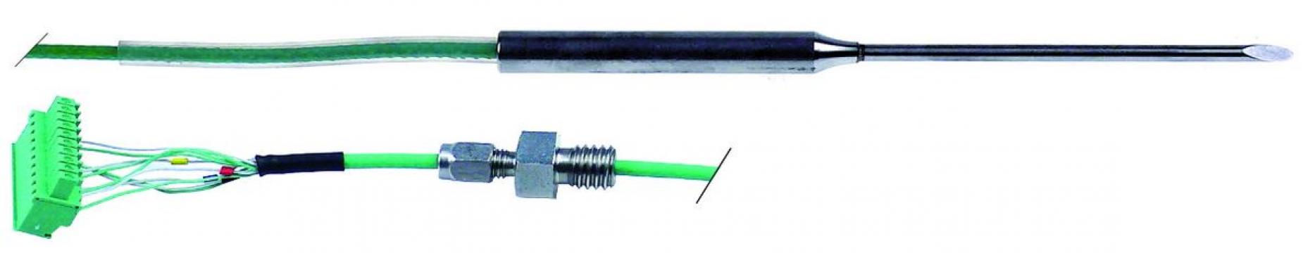 Sonda temperatura termocuplu K (NiCr-Ni) cablu PTFE