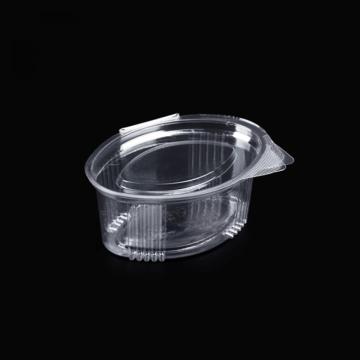 Sosiere ovale cu capac, 80 ml, set 100