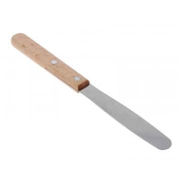 Spatula inox dreapta pentru aplicat ceara epilatoare